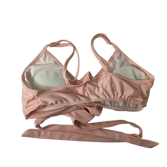 RUUHEE Women Criss Cross HighWaisted String Floral Printed 2PC Bathing Suit SZ L - Picture 3 of 9